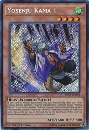 Yosenju Kama 1 [THSF-EN003] Secret Rare - Trinity Hobby