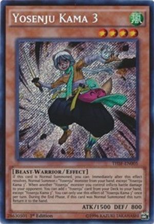 Yosenju Kama 3 [THSF-EN005] Secret Rare - Trinity Hobby