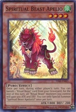 Spiritual Beast Apelio [THSF-EN025] Super Rare - Trinity Hobby