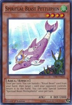 Spiritual Beast Pettlephin [THSF-EN026] Super Rare - Trinity Hobby