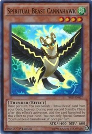 Spiritual Beast Cannahawk [THSF-EN027] Super Rare - Trinity Hobby