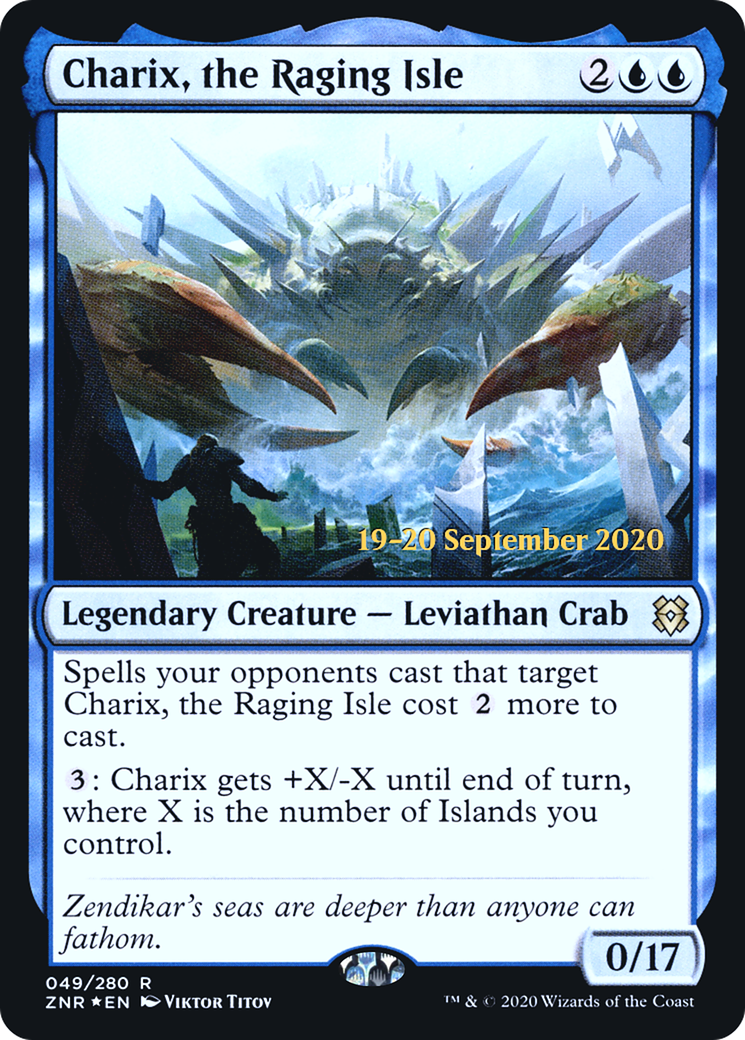Charix, the Raging Isle [Zendikar Rising Prerelease Promos] - Trinity Hobby