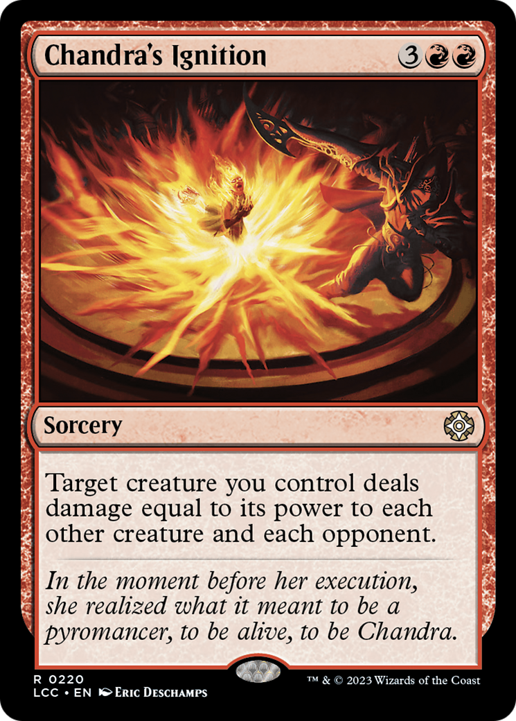 Chandra's Ignition [The Lost Caverns of Ixalan Commander] - Trinity Hobby