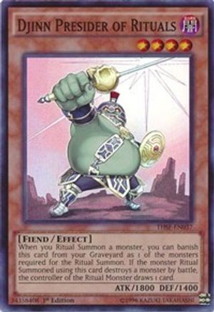 Djinn Presider of Rituals [THSF-EN037] Super Rare - Trinity Hobby
