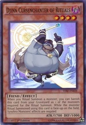 Djinn Cursenchanter of Rituals [THSF-EN038] Super Rare - Trinity Hobby