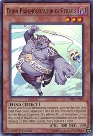 Djinn Prognosticator of Rituals [THSF-EN039] Super Rare - Trinity Hobby