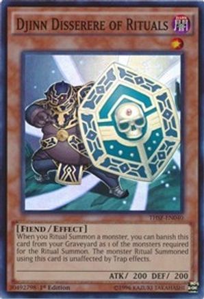 Djinn Disserere of Rituals [THSF-EN040] Super Rare - Trinity Hobby
