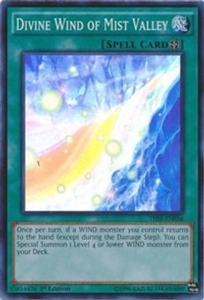Divine Wind of Mist Valley [THSF-EN056] Super Rare - Trinity Hobby