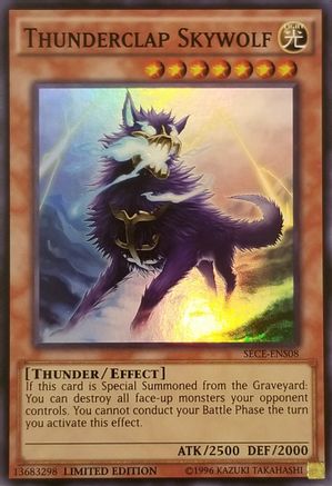 Thunderclap Skywolf [SECE-ENS08] Super Rare - Trinity Hobby
