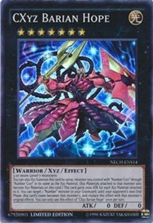 CXyz Barian Hope (SE) [NECH-ENS14] Super Rare - Trinity Hobby