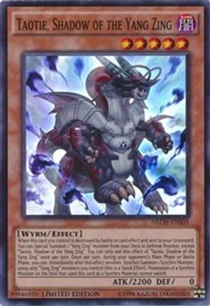 Taotie, Shadow of the Yang Zing (SE) [NECH-ENS05] Super Rare - Trinity Hobby