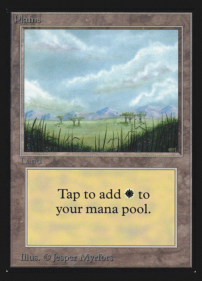 Plains (Trees on Plain / Signature on Right) [Collectors' Edition] - Trinity Hobby