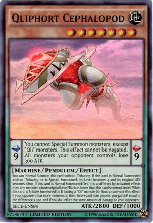 Qliphort Cephalopod [SECE-ENS04] Super Rare - Trinity Hobby
