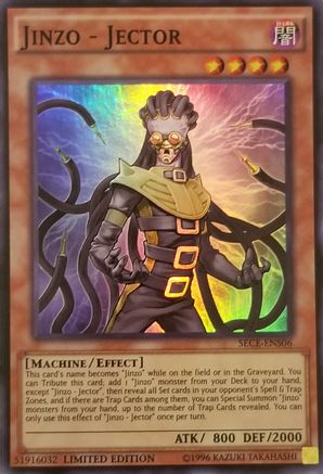 Jinzo - Jector [SECE-ENS06] Super Rare - Trinity Hobby