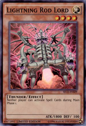 Lightning Rod Lord [SECE-ENS09] Super Rare - Trinity Hobby