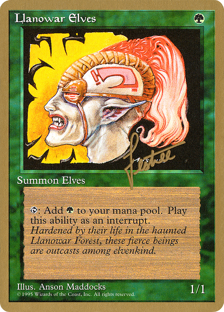 Elfes de Llanowar (Bertrand Lestree) [Ensemble collector Pro Tour] 