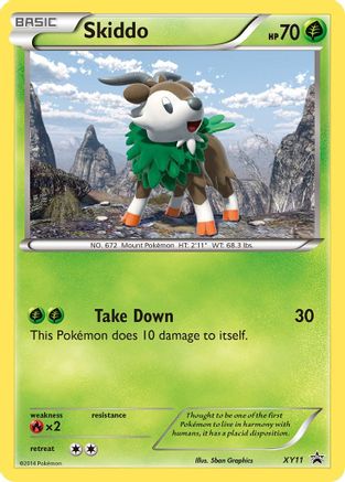Skiddo (XY11) [XY: Black Star Promos] - Trinity Hobby