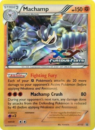 Machamp (XY13) (Staff) [XY: Black Star Promos] - Trinity Hobby