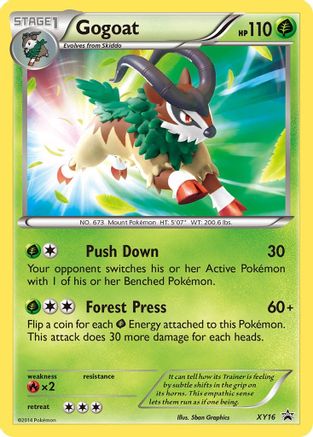 Gogoat (XY16) [XY: Black Star Promos] - Trinity Hobby