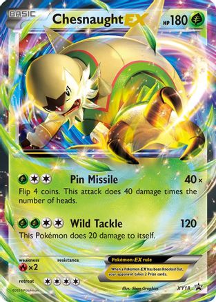 Chesnaught EX (XY18) [XY: Black Star Promos] - Trinity Hobby