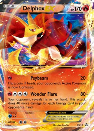 Delphox EX (XY19) [XY: Black Star Promos] - Trinity Hobby