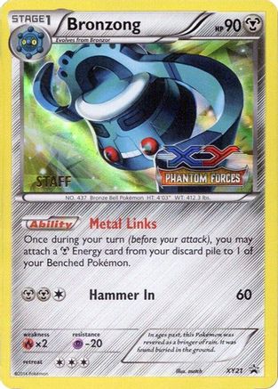 Bronzong (XY21) (Staff) [XY: Black Star Promos] - Trinity Hobby