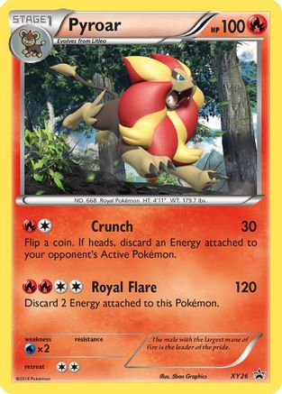 Pyroar (XY26) [XY: Black Star Promos] - Trinity Hobby