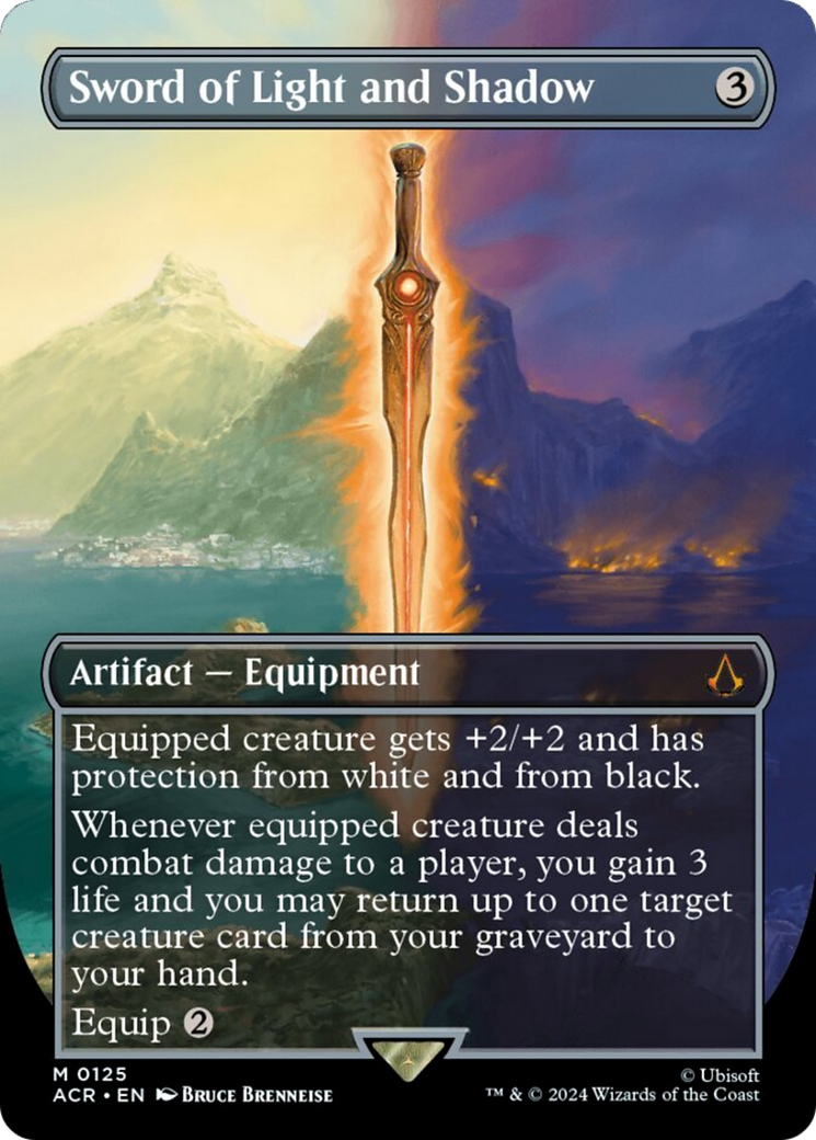 Sword of Light and Shadow (Borderless) [Assassin's Creed] - Trinity Hobby