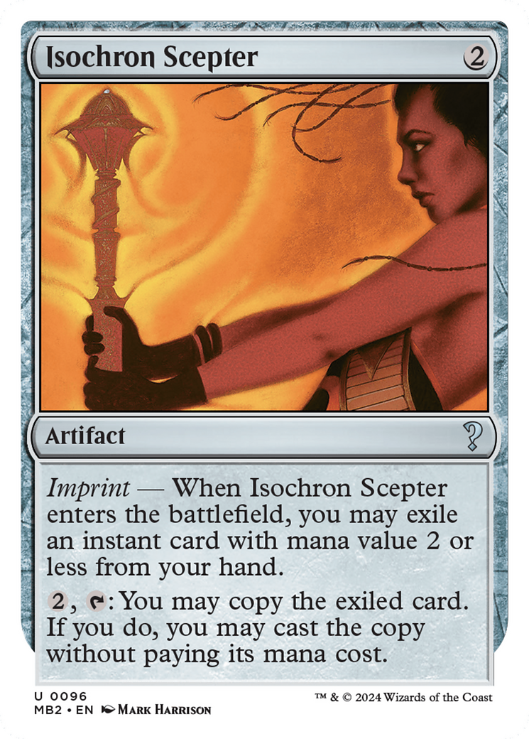 Isochron Scepter (White Border) [Mystery Booster 2] - Trinity Hobby