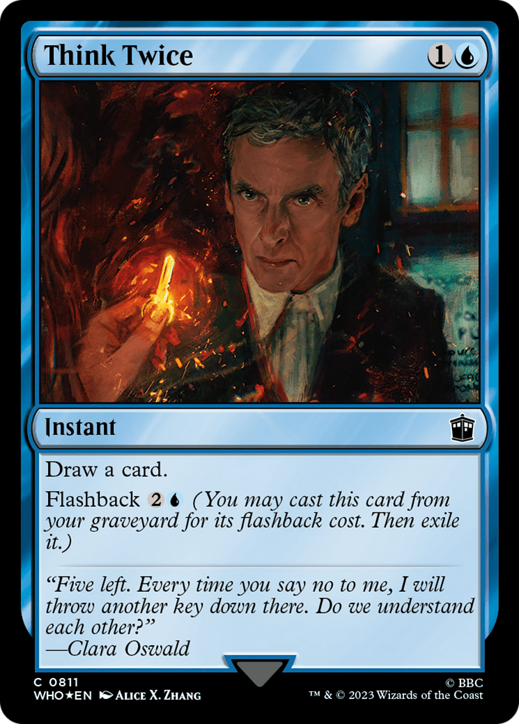 Think Twice (Surge Foil) [Doctor Who] - Trinity Hobby