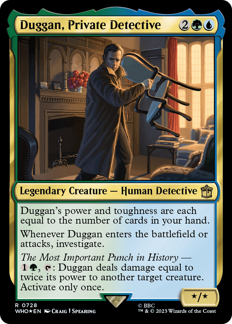 Duggan, Private Detective (Surge Foil) [Doctor Who] - Trinity Hobby