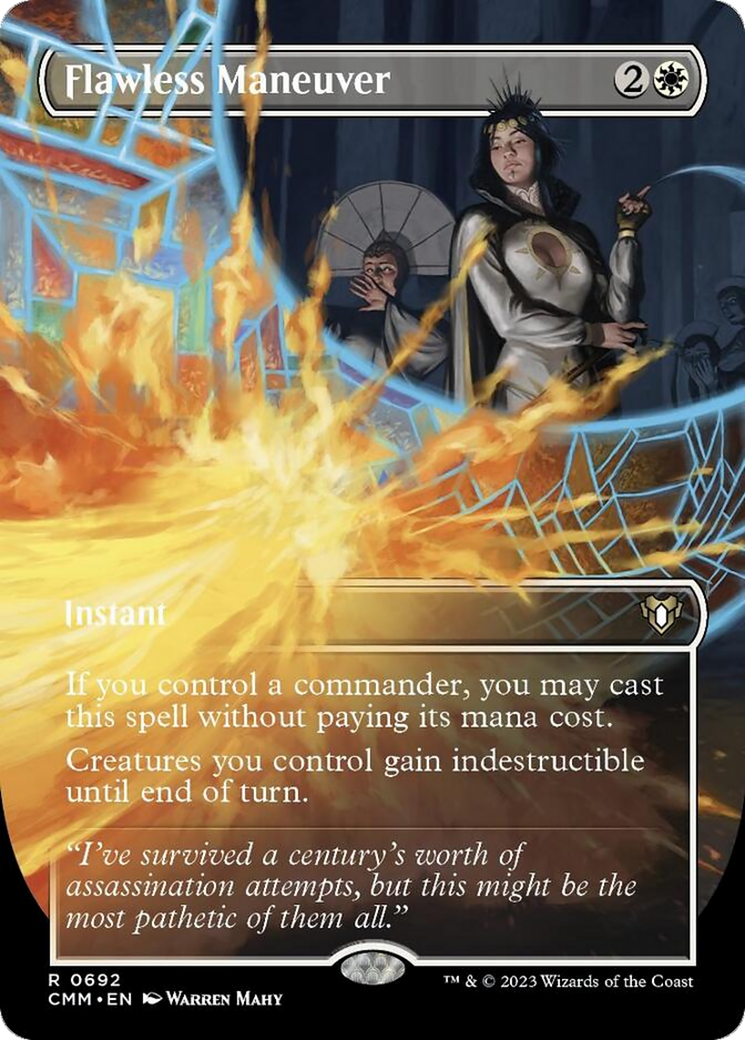 Flawless Maneuver (Borderless Alternate Art) [Commander Masters] - Trinity Hobby