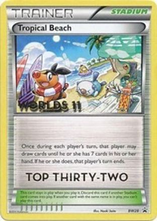 Tropical Beach (BW28) (Top 32) [Black & White: Black Star Promos] - Trinity Hobby