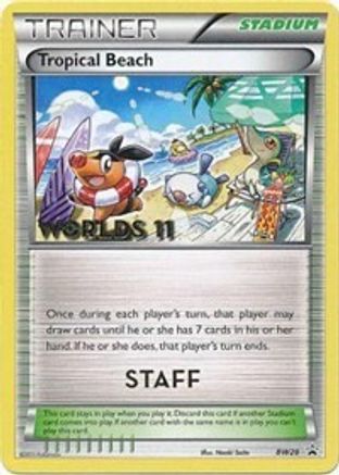 Tropical Beach (BW28) (Staff) [Black & White: Black Star Promos] - Trinity Hobby
