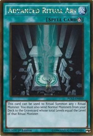 Advanced Ritual Art [PGL2-EN050] Gold Rare - Trinity Hobby