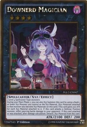 Downerd Magician [PGL2-EN047] Gold Rare - Trinity Hobby