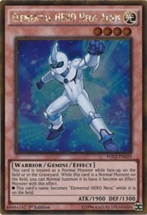 Elemental HERO Neos Alius [PGL2-EN029] Gold Rare - Trinity Hobby