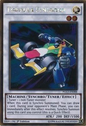 Formula Synchron [PGL2-EN088] Gold Rare - Trinity Hobby