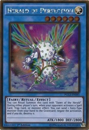 Herald of Perfection [PGL2-EN085] Gold Rare - Trinity Hobby