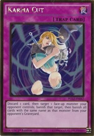 Karma Cut [PGL2-EN067] Gold Rare - Trinity Hobby