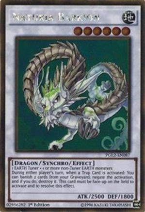 Naturia Barkion [PGL2-EN087] Gold Rare - Trinity Hobby