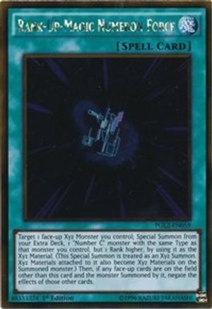 Rank-Up-Magic Numeron Force [PGL2-EN059] Gold Rare
