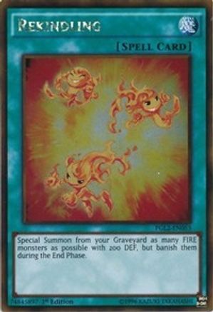 Rekindling [PGL2-EN053] Gold Rare - Trinity Hobby