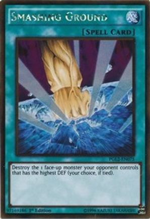 Smashing Ground [PGL2-EN075] Gold Rare - Trinity Hobby