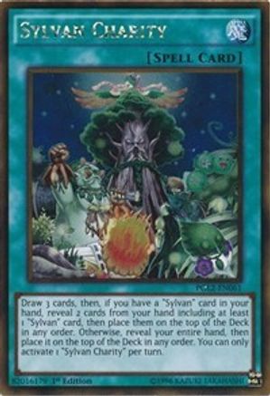 Sylvan Charity [PGL2-EN061] Gold Rare - Trinity Hobby