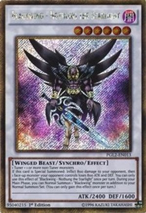 Blackwing - Nothung the Starlight [PGL2-EN013] Gold Secret Rare - Trinity Hobby