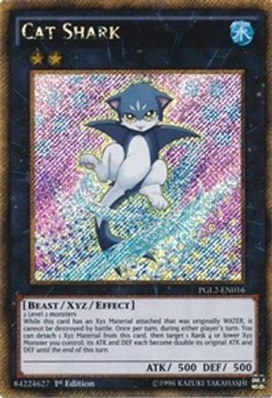 Cat Shark [PGL2-EN016] Gold Secret Rare - Trinity Hobby