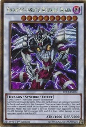 Dragocytos Corrupted Nethersoul Dragon [PGL2-EN014] Gold Secret Rare - Trinity Hobby