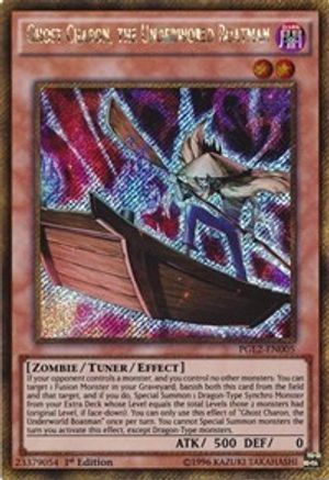 Ghost Charon, the Underworld Boatman [PGL2-EN005] Gold Secret Rare - Trinity Hobby