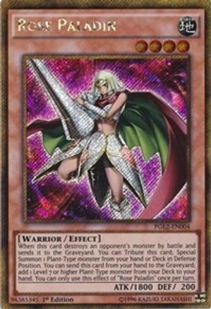 Rose Paladin [PGL2-EN004] Gold Secret Rare - Trinity Hobby